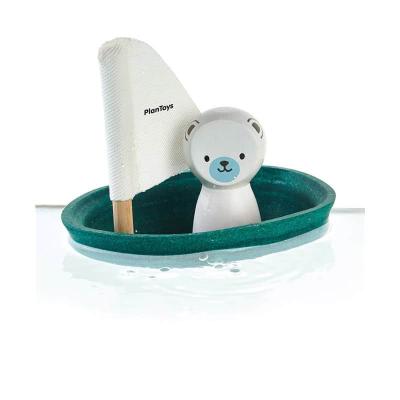 PLAN TOYS Jouet en bois  Bateau Ours polaire
