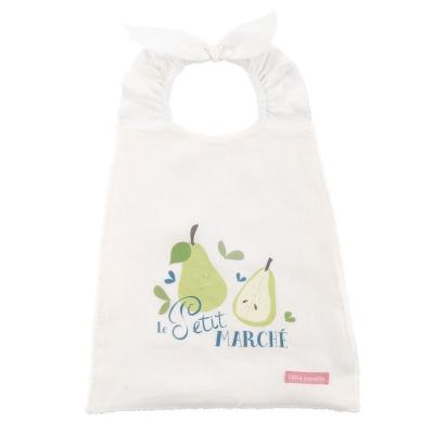 LITTLE CREVETTE Bavoir &eacute;lastiqu&eacute; le petit march&eacute;