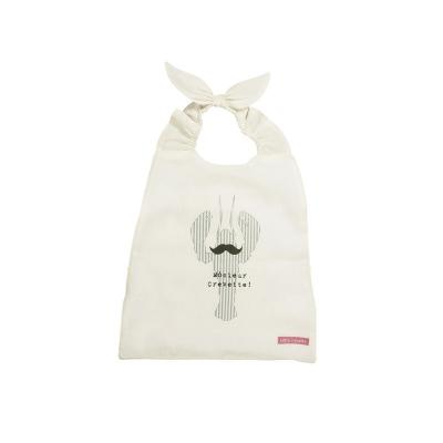 LITTLE CREVETTE Serviette bavoir M&ocirc;sieur Crevette