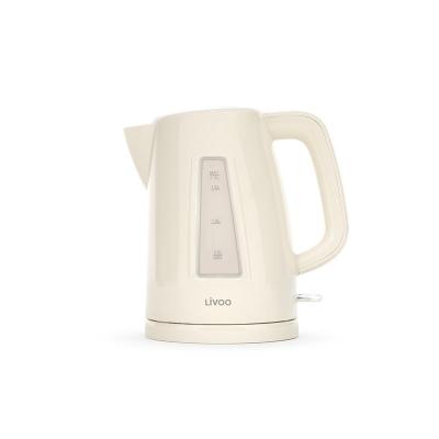 LIVOO DOD184C Bouilloire &eacute;lectrique 1,7 L 2200 W blanc cass&eacute;