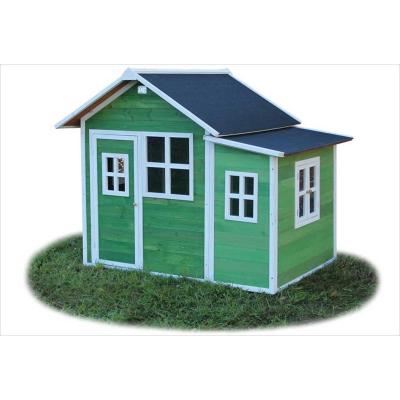 EXIT Maisonnette en bois pour enfants loft 150 vert -  toys 50.02.12.00