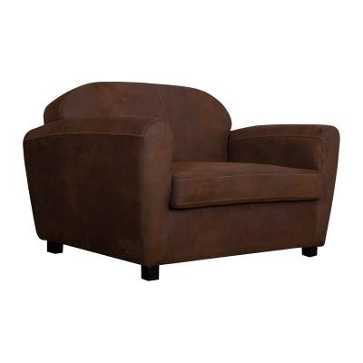 CAMIF Canap&eacute; microfibre aspect cuir vieilli Owen 35 jours