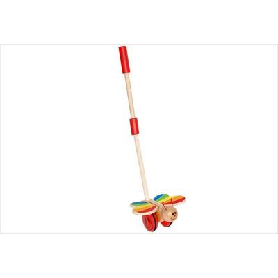 HAPE  E0340 Butterfly Push and Pull Wooden Toy