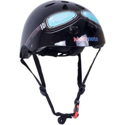 KIDDIMOTO Casque enfant black goggle medium