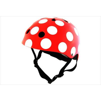 KIDDIMOTO Casque enfant  Red And Dotty- M (53-58 cm)