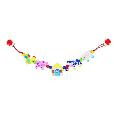 HEIMESS  Hochet&nbsp;pour&nbsp;Landau - Animaux de&nbsp;la&nbsp;Ferme - 40 cm