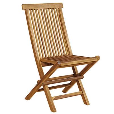 BERAH GETAH Chaise de jardin en teck huil&eacute; massif pliante - Marron