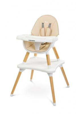 CARETERO  TUVA Chaise haute &eacute;volutive en table et chaise Beige 
