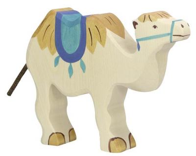 HOLZTIGER  - 80165 - Figurine - Chameau avec Selle