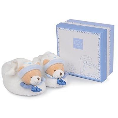 DOUDOU ET COMPAGNIE Chaussons hochet 6-12 mois : Ours petit chou 
