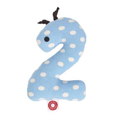 FRANCK ET FISCHER Chiffre 2, jouet en tissu