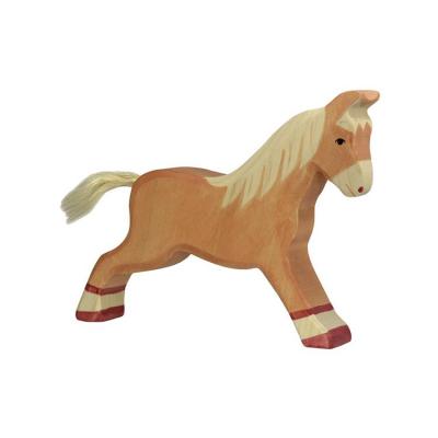  Holztiger - 80032 - Figurine - Cheval, Marchant - Marron Clair