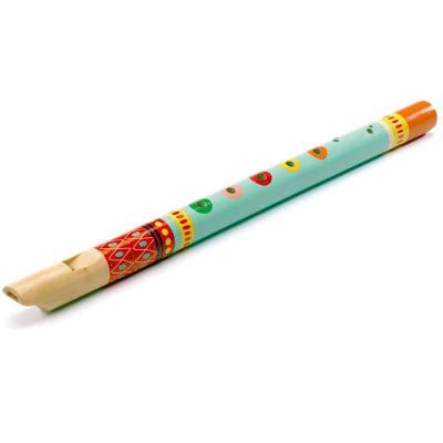 DJECO Flute En Bois Coloree - Instrument De Musique