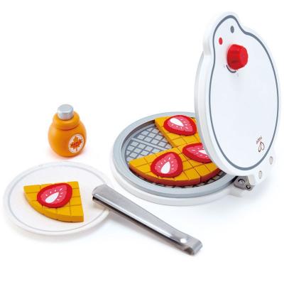 HAPE  - Dinette en Bois Service &agrave; Gaufres Blanc - Jouets en bois