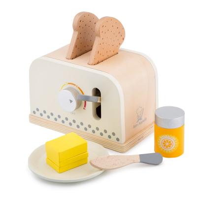 NEW CLASSIC TOYS  Grille-pain enfant accessoires cr&egrave;me bois