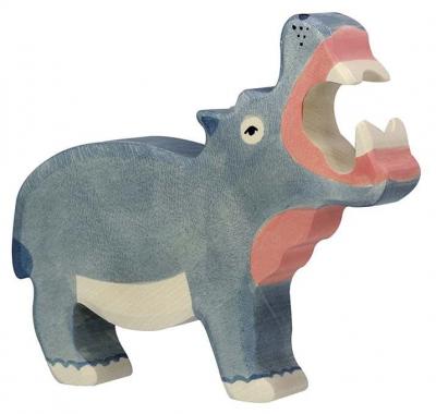 HOLZTIGER  - 80160 - Figurine - Hippopotame