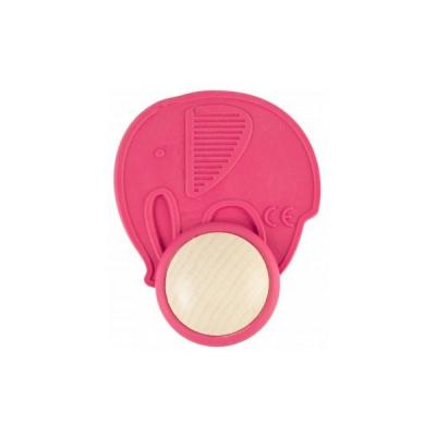 LITTLE BIG THINGS  - Hochet Elephant - Frid0+ rose - Bois,Caoutchouc - lbt1500404