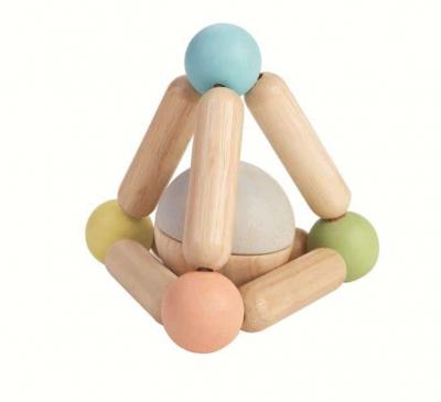 PLAN TOYS PlanToys- Hochet Triangle Pastel Jeux D'eveil, PT5256