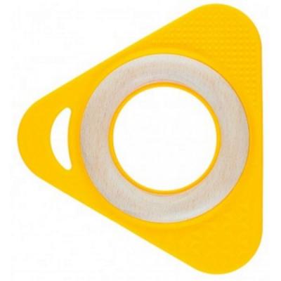 LITTLE BIG THINGS  - Hochet Triangle Tri0+ jaune - Bois,Caoutchouc - lbt1500201