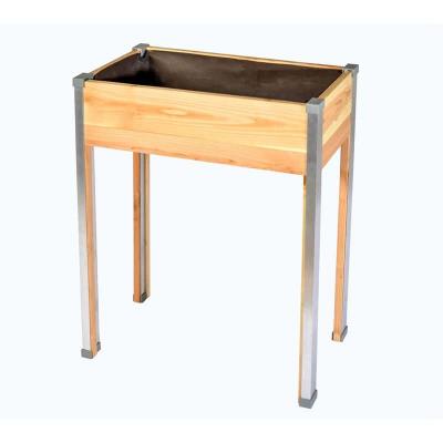 MON PETIT POTAGER Carr&eacute; Potager sur pieds  Design PM 65 x 30 x h.80 cm