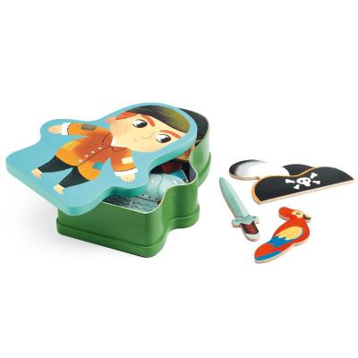 DJECO Jeu magn&eacute;tique en bois : Inzebox Aventuro