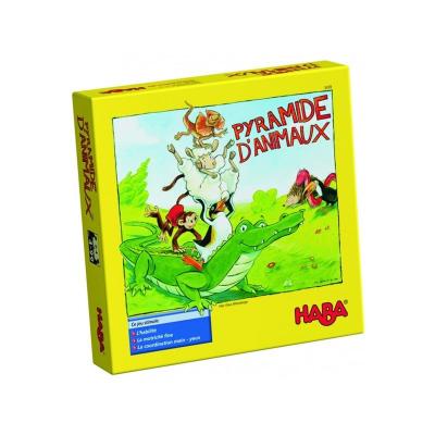 HABA Pyramide d'animaux  jaune