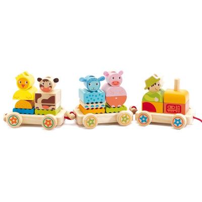 DJECO  - Premier &acirc;ge cr&eacute;aferme Train de la Ferme