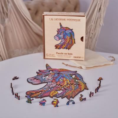AC DECO Puzzle en Bois - La Licorne F&eacute;&eacute;rique Harmandi Puzzle Creatif