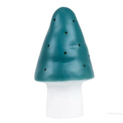 EGMONT Lampe petite champignon - Sarcelle naturel