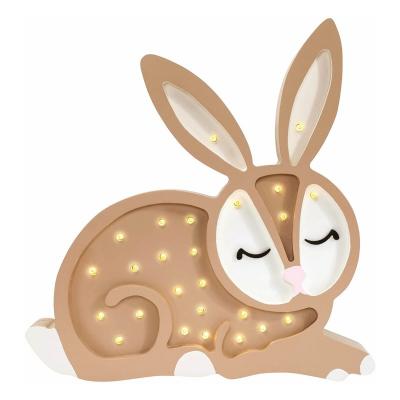LITTLE LIGHTS BUNNY-Lampe &agrave; poser LED Lapin H34cm