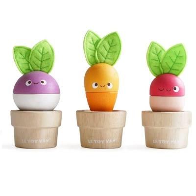 LE TOY VAN Jouet en bois  L&eacute;gumes empilables