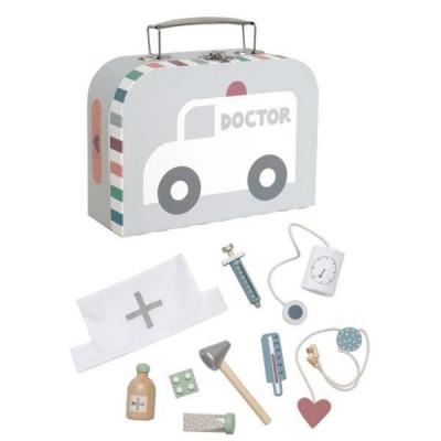 JABADABADO  mallette docteur gris EYBY684-SVLG