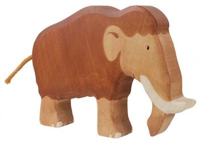 HOLZTIGER Figurine en bois  : Dinosaures : Mammouth