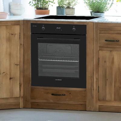 MADE IN MEUBLES Meuble bas de cuisine pour four et plaques de cuisson Epure