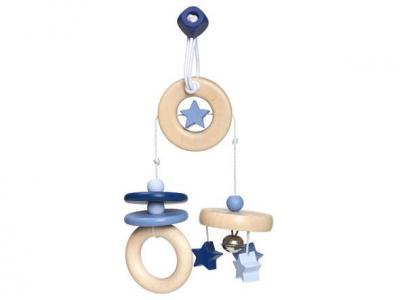 SELECTA Mobile pour poussette : Etoiles bleues Bellybutton By 