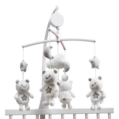 SAUTHON Mobile musical b&eacute;b&eacute; Ours en Polyester Blanc