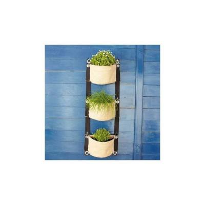 INNOVAXE Sac &agrave; planter mural en toile de jute - - Ecru