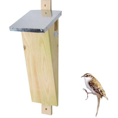 ESSCHERT DESIGN Nichoir pour grimpereau - L 18 x l 14 x H 41,5 cm - Bois de pin