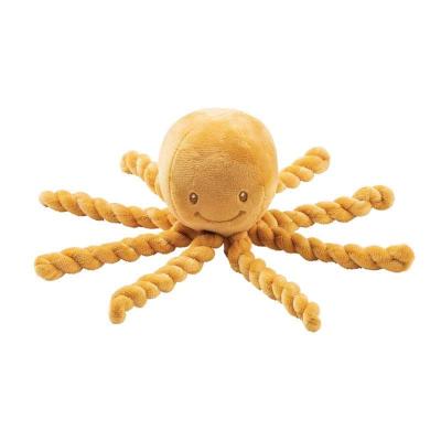 NATTOU Peluche pieuvre Lapidou ocre (23 cm) 