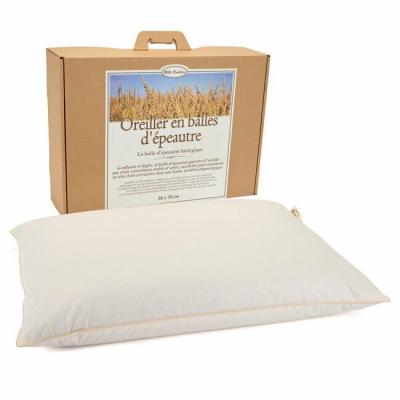 MILLE OREILLERS Oreiller en balles de Grand Epeautre Biologique - 50 x 70 cm