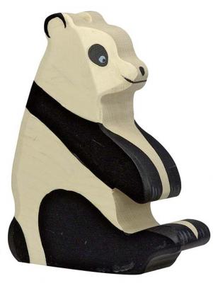 HOLZTIGER Figurine en bois Panda 