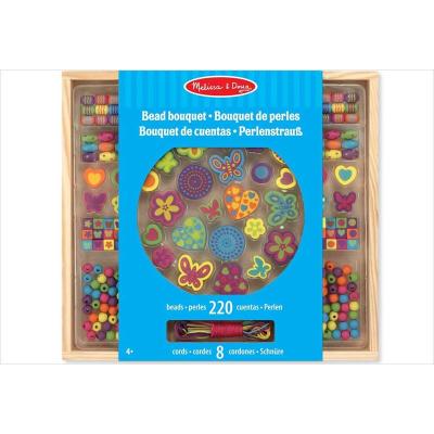 MELISSA & DOUG Jeu d'&eacute;veil Melissa & Doug Bouquet de Perles en Bois