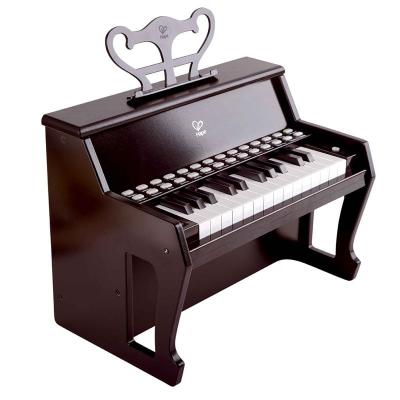 HAPE  Piano enfant touches lumineuses bois, noir E0627