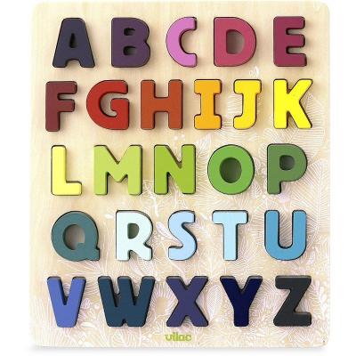 VILAC Puzzle ABC Alphabet &agrave; encastrer Sous la Canop&eacute;e Multicolore 