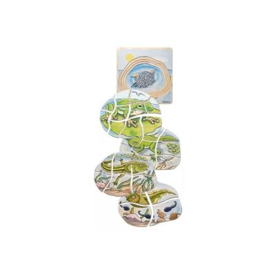 BELEDUC  - 17053 - Puzzle &Agrave; Superposition En Bois - Grenouille - 28 Pi&egrave;ces