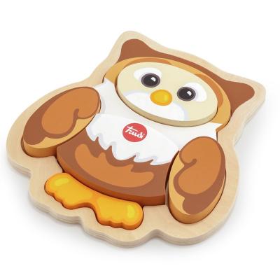 SEVI  casse-t&ecirc;te en bois forme hibou Rinaldo 7-pi&egrave;ces