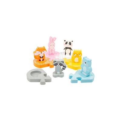 SMALL FOOT COMPANY Small Foot casse-t&ecirc;te Animaljunior en bois 19 cm 12 pi&egrave;ces