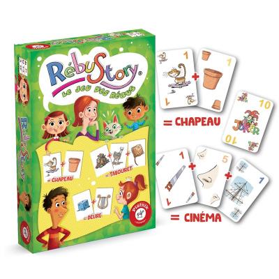 PIATNIK Jeu de soci&eacute;t&eacute; REBUSTORY  Multicolore 