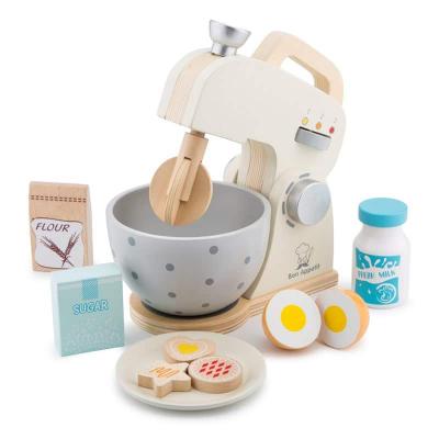 NEW CLASSIC TOYS  Mixeur enfant accessoires bois cr&egrave;me