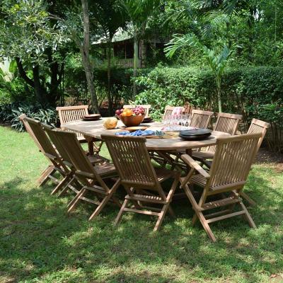 TECK ATTITUDE Teck'Attitude Salon de Jardin en Teck Ecograde Miami, 12 Places